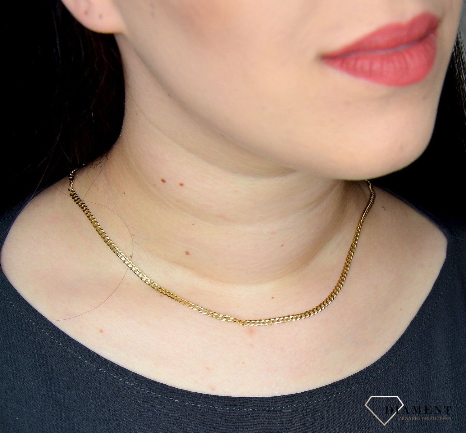 Złoty łańcuszek 333 pancerka 3 mm DIA-LAN-3164-333 3mm (1).jpg